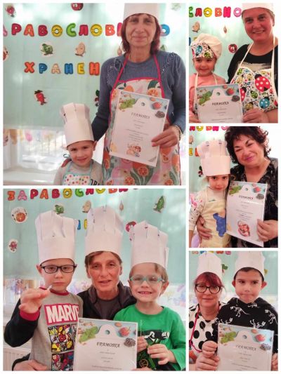 ДГ"Първи юни" отбелязва "Европейски ден на здравословното хранене и готвене" 14